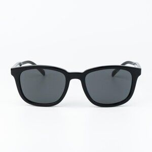 Prada Women Sunglasses Black Grey Square PRA21S 16K08Z NEW AUTHENTIC